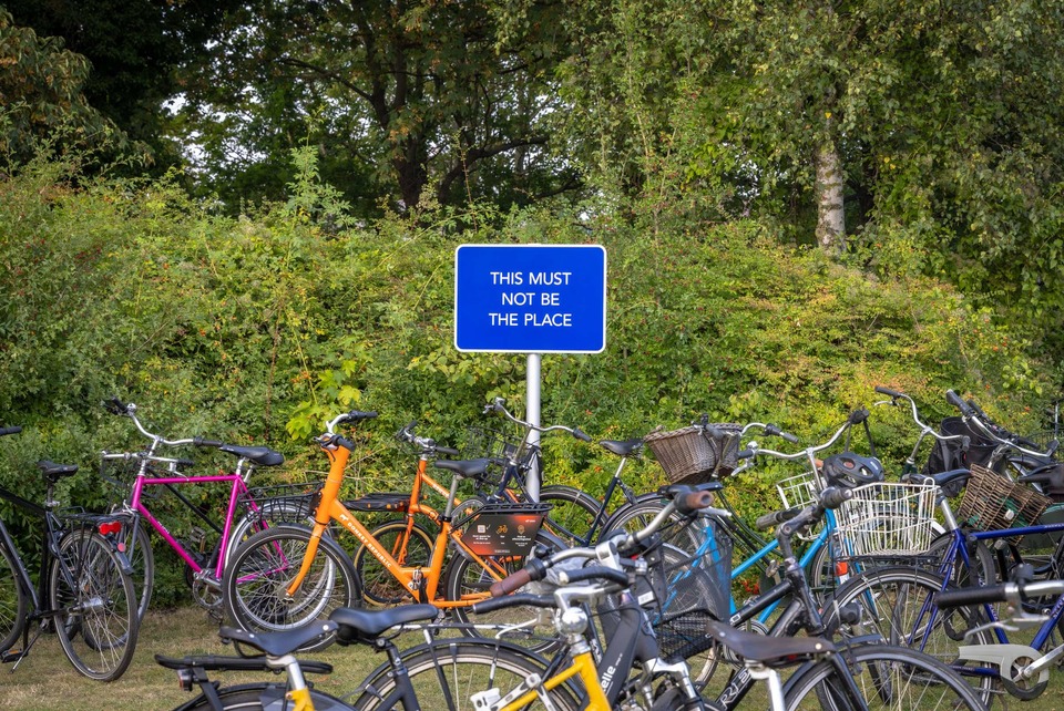 *12 signs for a park,* 2024\
For the Sculpture Park Project at Enter Art Fair 2024