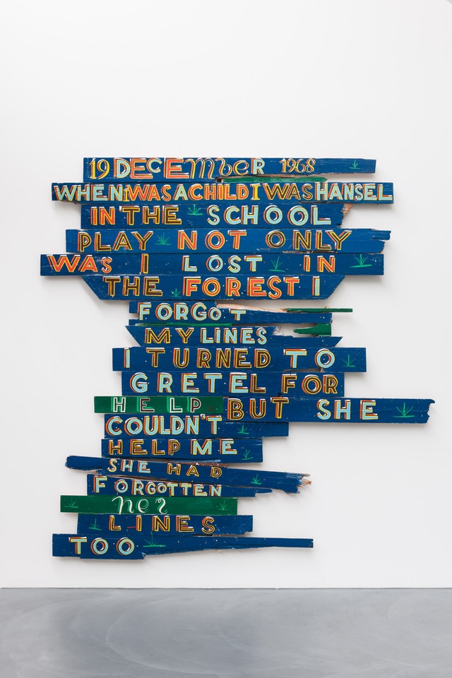 Lost in the forest, 2008\
Acrylic on wood\
277 x 274 cm\
109 1/8 x 107 7/8 in