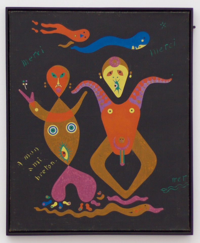 a mon ami breton., 1958
oil on canvas
60,5 x 49,5 cm