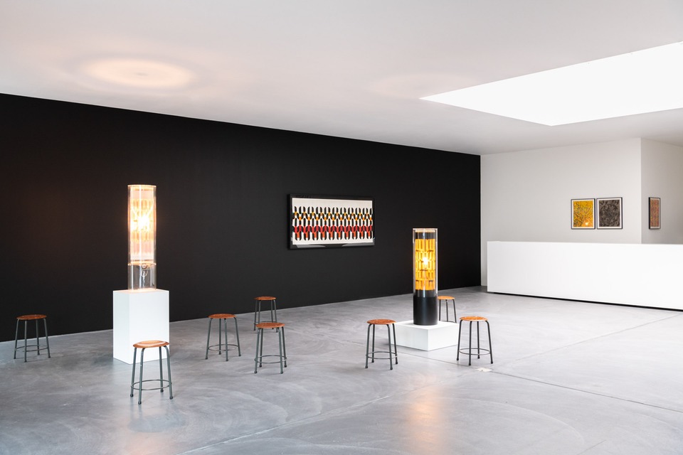 William Burroughs & Brion Gysin,\
The Dreamachine\
Installation view\
von Bartha, Basel, 2019