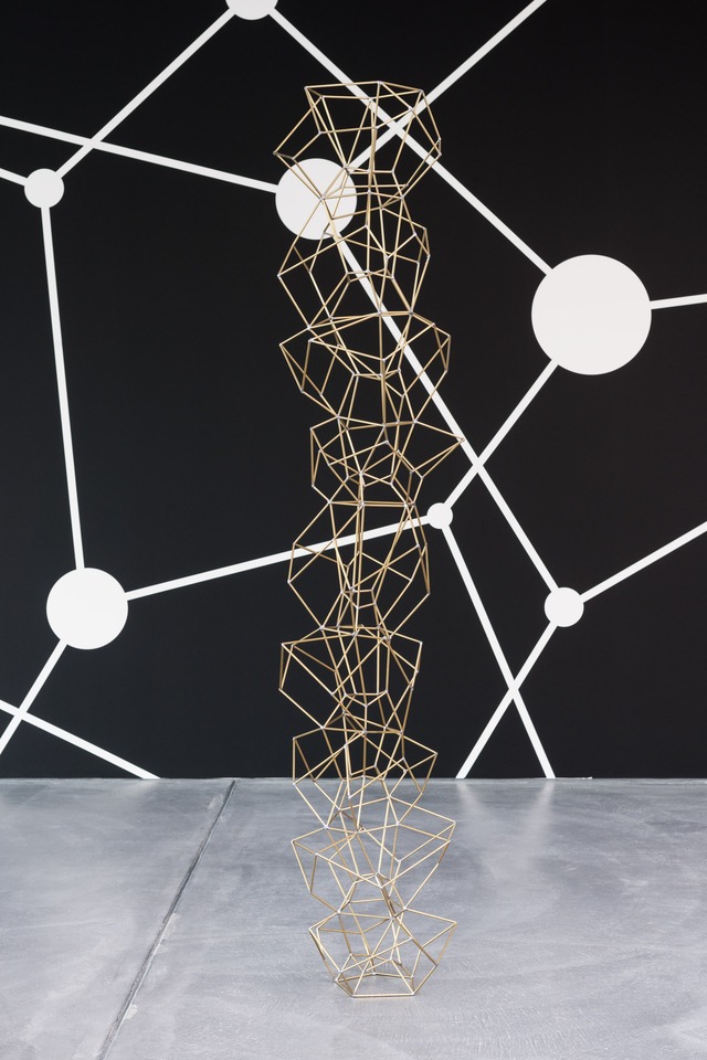 Beat Zoderer, Um 5 Ecken Herum\
Installation view\
von Bartha, Basel, 2017