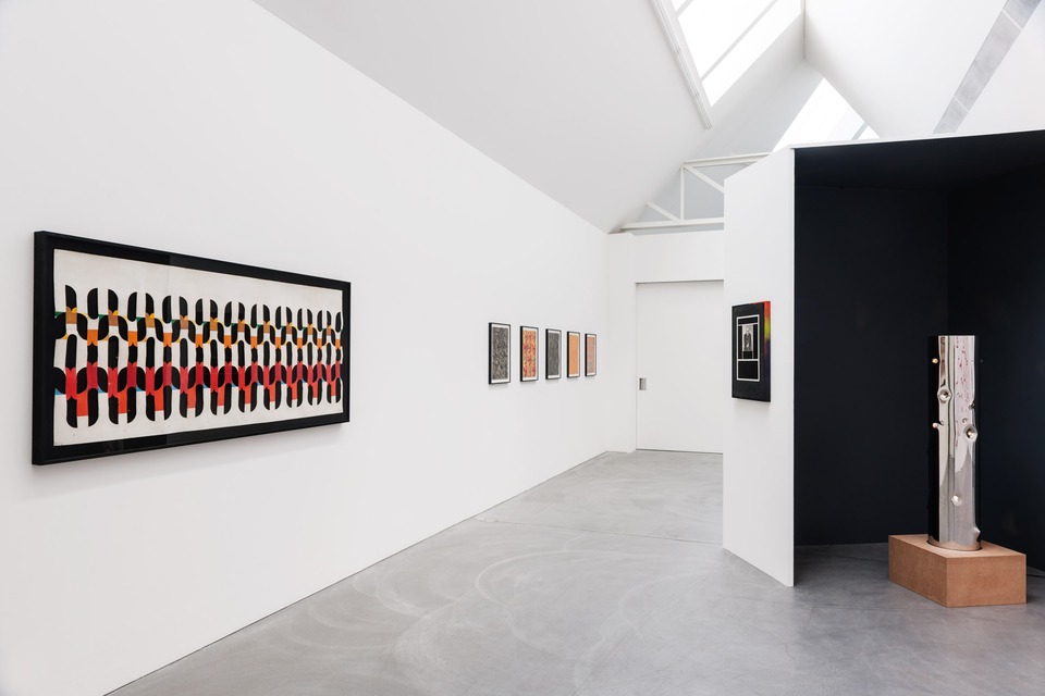 100 Years William S. Burroughs\
Installation view\
von Bartha, Basel, Showroom, 2014