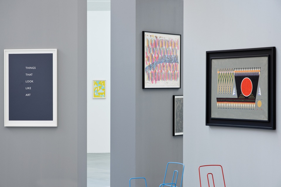 I Do Like Drawing, Group Show\
Installation view\
von Bartha, Basel, 2011