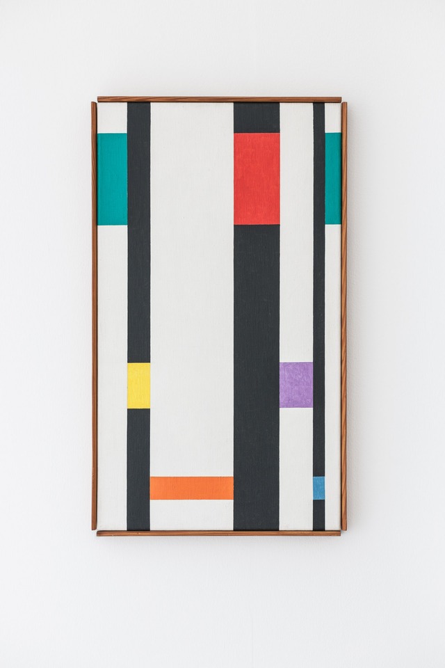 Camille Graeser\
Installation view\
von Bartha, Basel, 2014