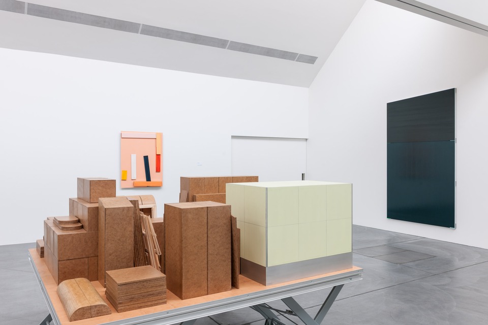 Imi Knoebel\
Installation view\
von Bartha, Basel, Showroom, 2013