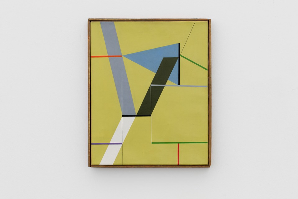 Alfredo Hlito

Estructura sobre fondo amarillo, 1950

Oil on canvas

55 x 45 cm