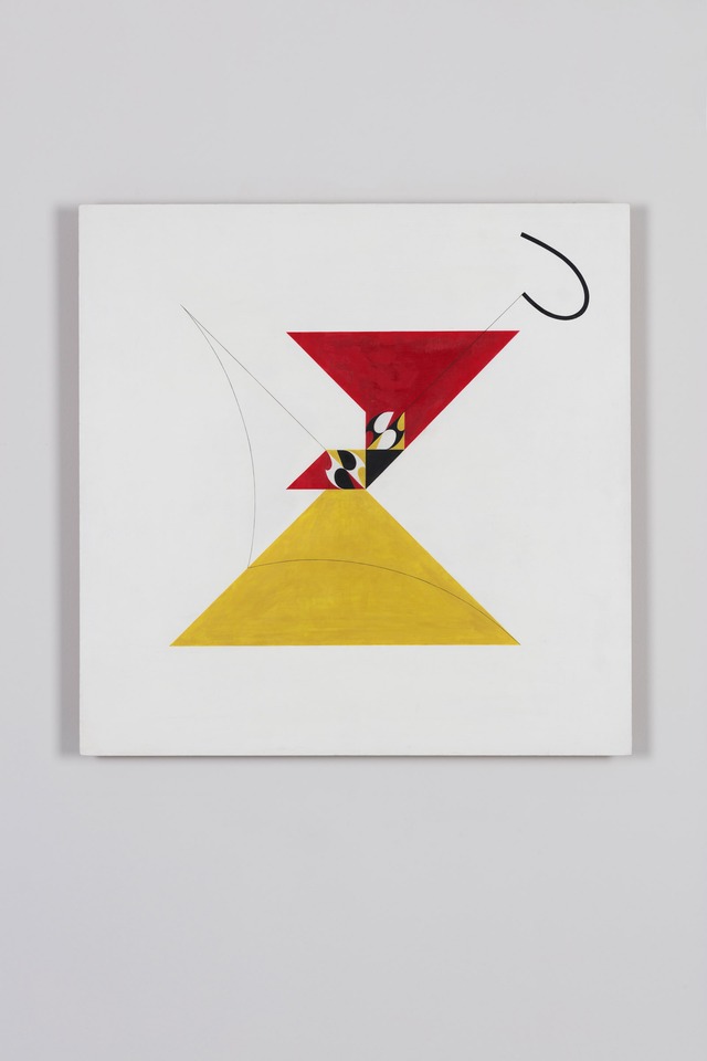 **Richard Paul Lohse**
*Dynamische Konstruktion*, 1942
Oil on cardboard mounted on pavatex
90.2 x 90.2 cm