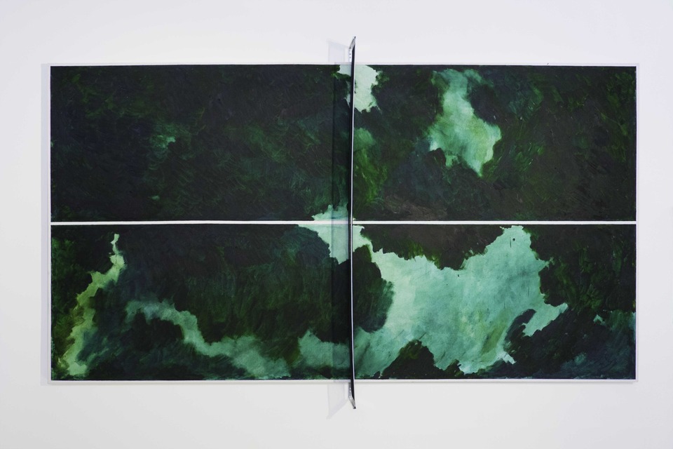 Barbara Stauffacher Solomon
This Is Not A Pingpong Table, 1990
Oil on canvas with removable net
274 x 152,5 cm