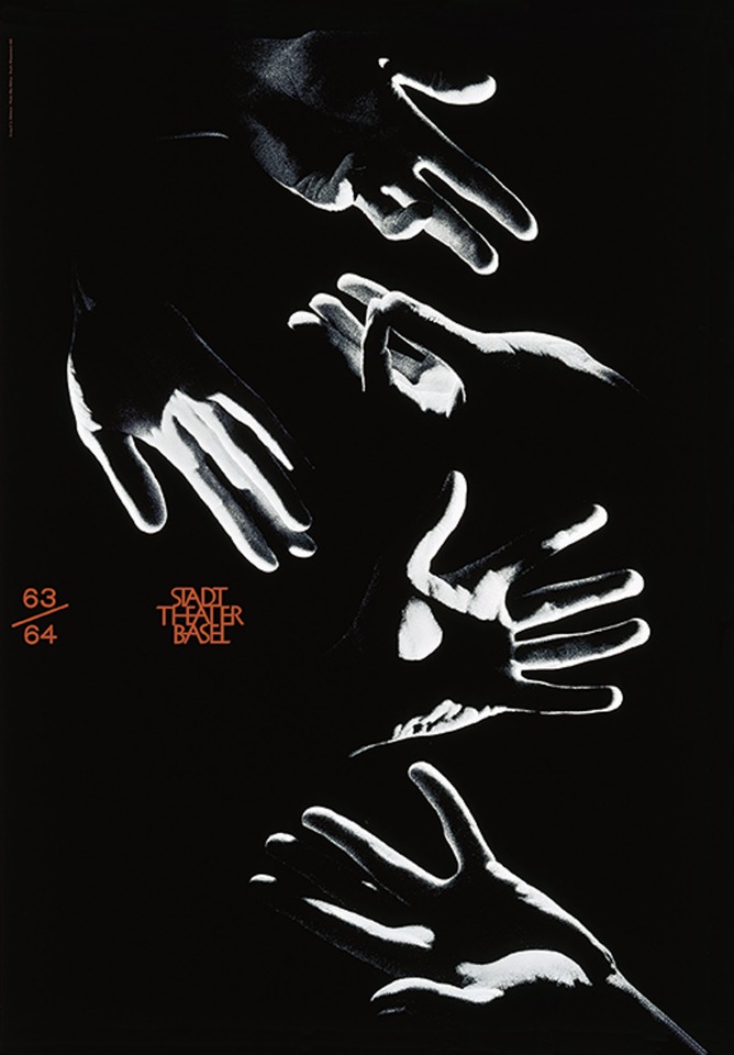 Armin Hofmann Poster for Stadttheater Basel, Season 1963/64
Photolithography
© Matthias Hofmann