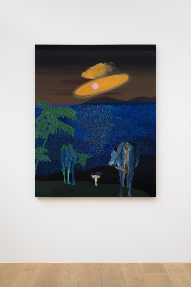 *Full circle*, 2022
Acrylic gouache on linen
140 x 112 cm