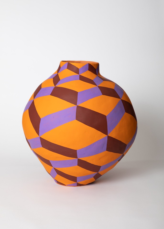 **Athene Galiciadis**
*Empty Sculptures (Renaissance)*, 2023
Acrylic on ceramics
60 x 52 x 52 cm