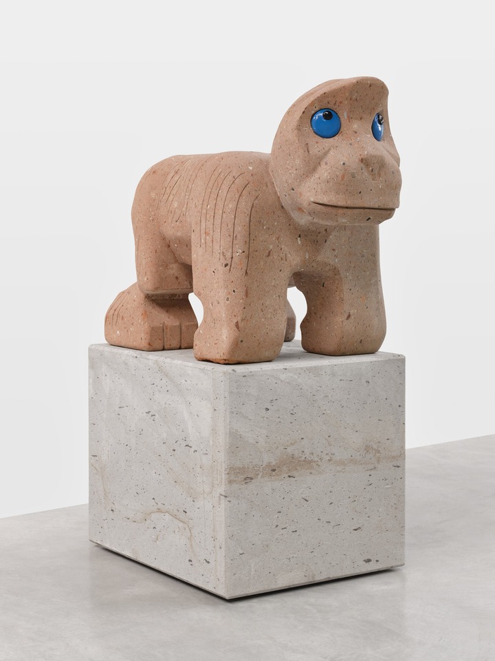 Olaf Breuning
Ape, 2024
Cantera coffee stone, ceramic
144.8 x 96.5 x 63.5 cm
