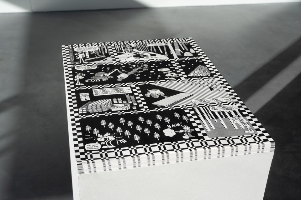 Emilia Bergmark, view on "Going, Going, Gone.", 2025, von Bartha, Basel, 2026. Photo by Finn Curry
