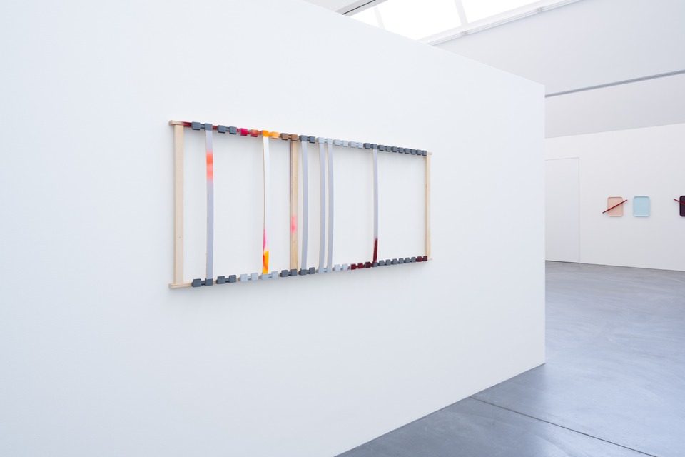 Florian Slotawa, exhibition view, "Grammatik einfach erklärt," view on "LR\_04," 2025, von Bartha, Basel, 2026. Photo by Finn Curry
