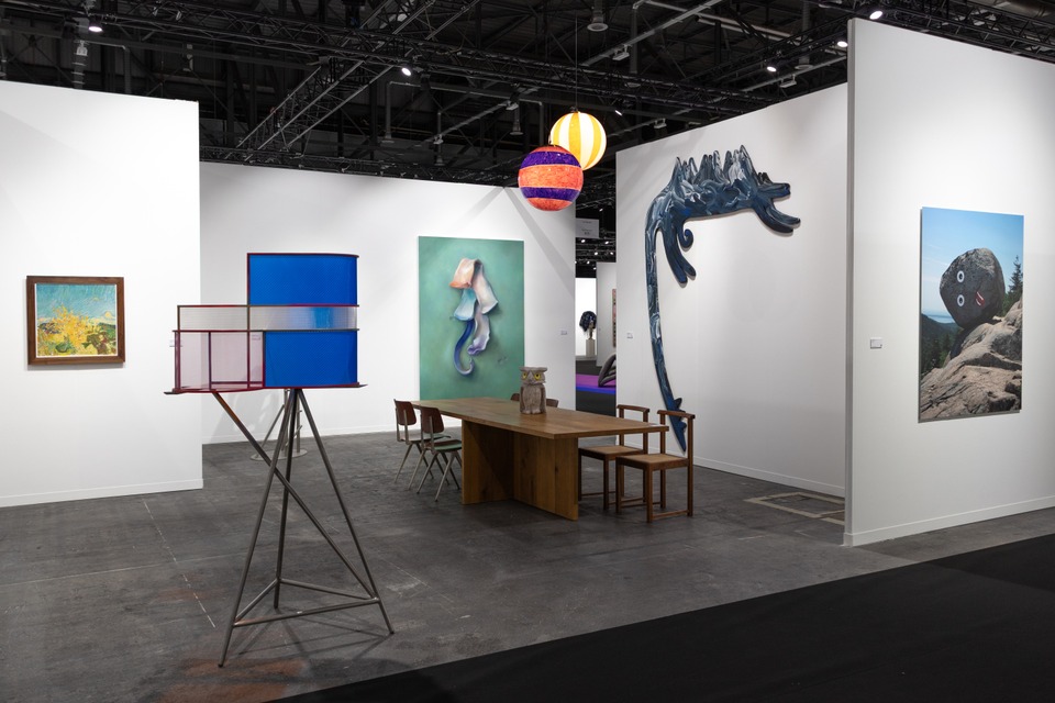 (f.l.t.r.) Cuno Amiet, Boris Rebetez, Francisco Sierra, Olaf Breuning, Karim Noureldin, Marianne Eigenheer, Olaf Breuning
