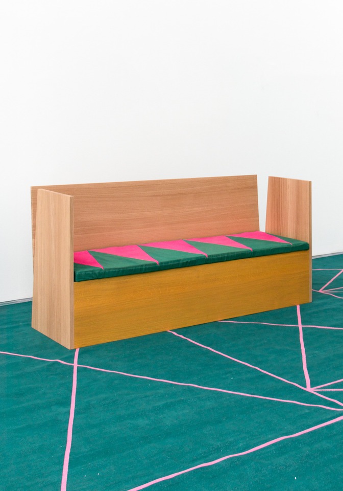 Karim Noureldin “Tara,” 2025
Oak, cotton
170.5 x 59.1 x 80 cm