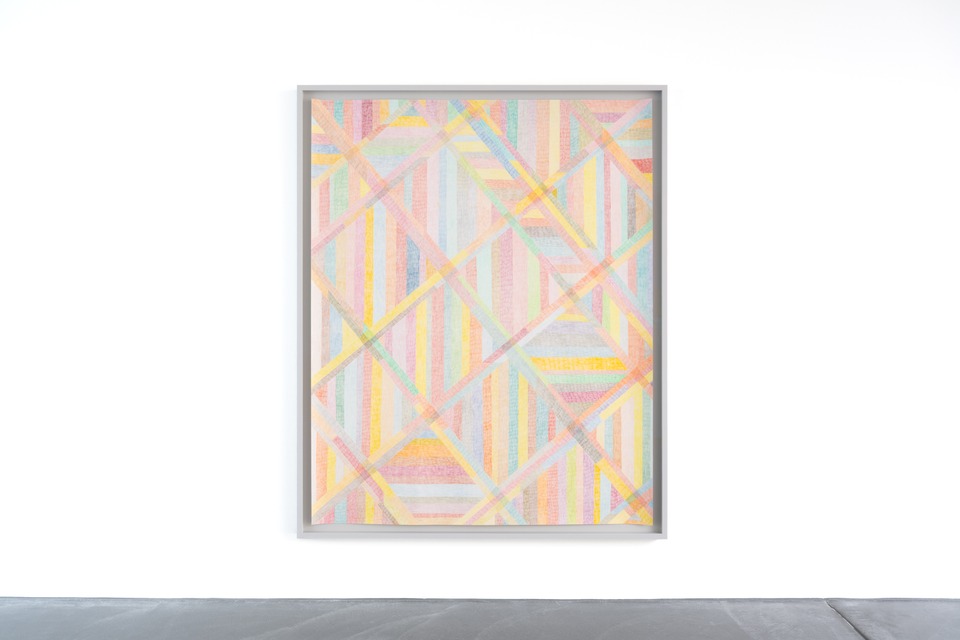 Karim Noureldin “Brea,” 2025
Coloured pencil on paper
203 x 161 cm