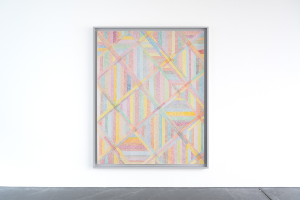 Karim Noureldin “Brea,” 2025
Coloured pencil on paper
203 x 161 cm