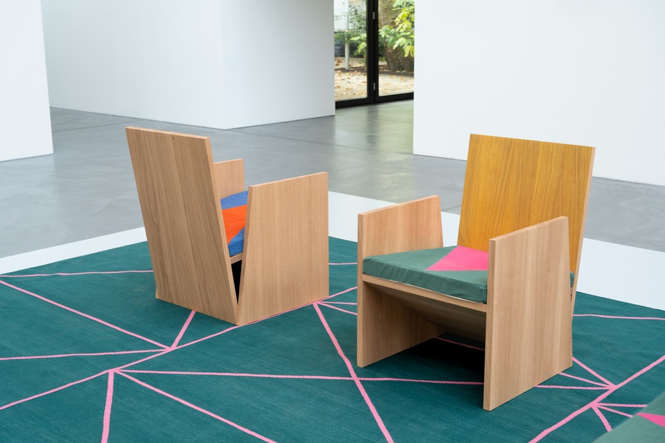 Karim Noureldin “Tara,” 2025
Oak, cotton
170.5 x 59.1 x 80 cm