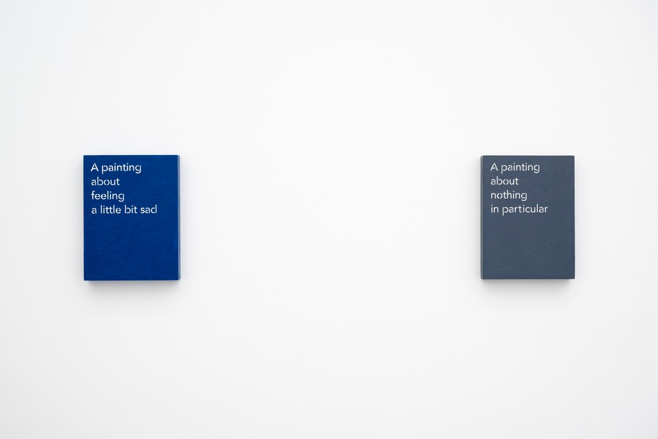 Exhibition view, John Wood & Paul Harrison, *Love Songs for Desperados*, von Bartha, Basel
